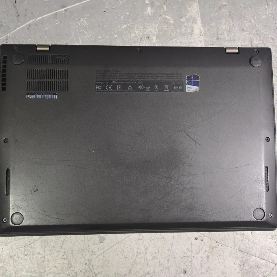 LENOVO THINKPAD X1 CARBON 2ND GEN LAPTOP IN BLACK