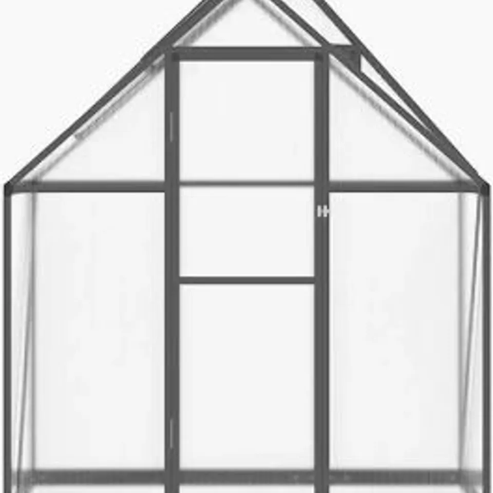 BOXED VIDAXL GREENHOUSE ANTHRACITE ALUMINIUM 1.33 M²