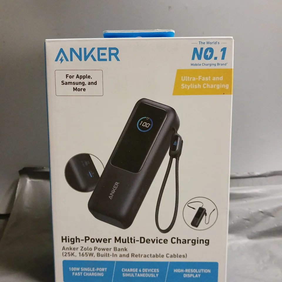 SEALED ANKER HIGH POWER MULTI DEVICE CHARGING - 25000MAH