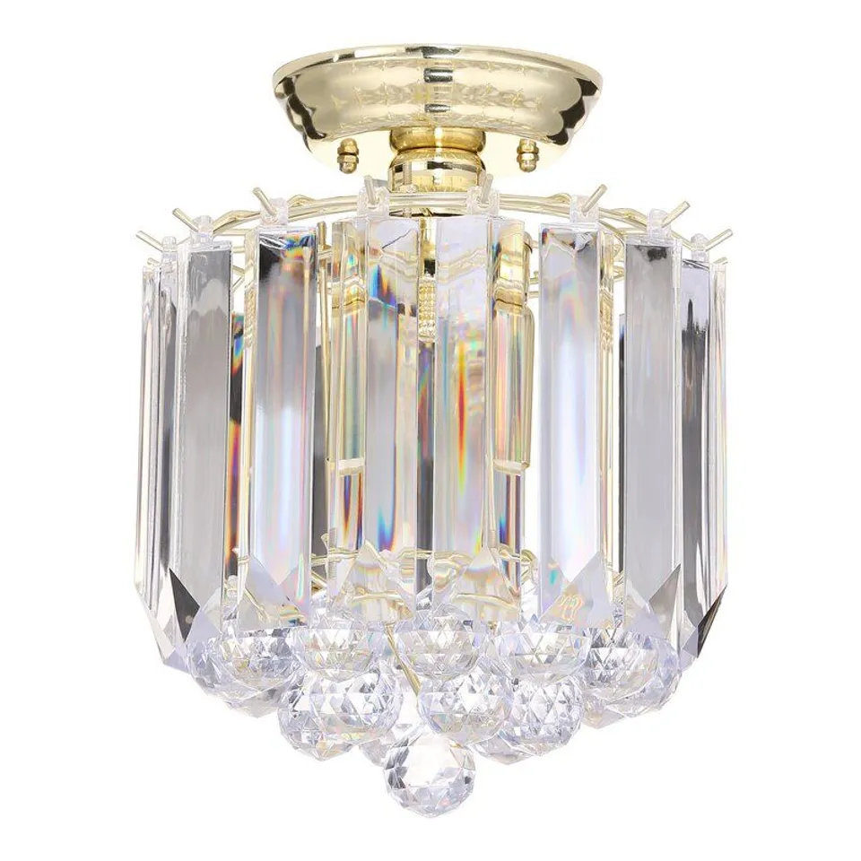 BOXED TALLAHASSEE 2 LIGHT FLUSH MOUNT BRASS FINISH LIGHT FITTING