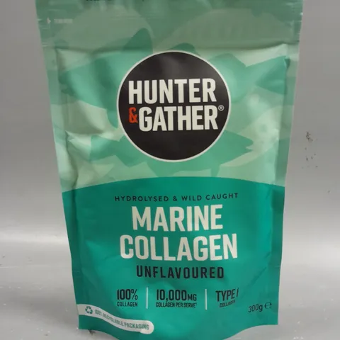 SEALED HUNTER & GATHER HYDROLYSED & WILD CAUGHT MARINE COLLAGEN - UNFLAVOURED - 300G