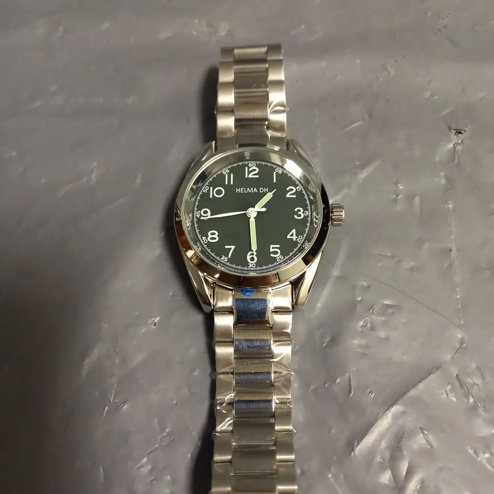 MENS HELMHA DH WATCH - STAINLESS STEEL STRAP - WATER RESISTANT