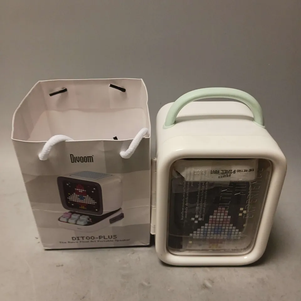 DIVOOM DITOO-PLUS RETRO PIXEL ART PORTABLE SPEAKER