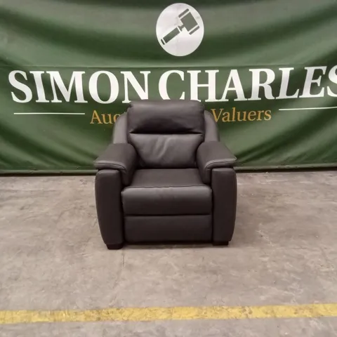 QUALITY DESIGNER ITALIAN MADE AVILA ELECTRIC RECLINER LEATHER ARMCHAIR