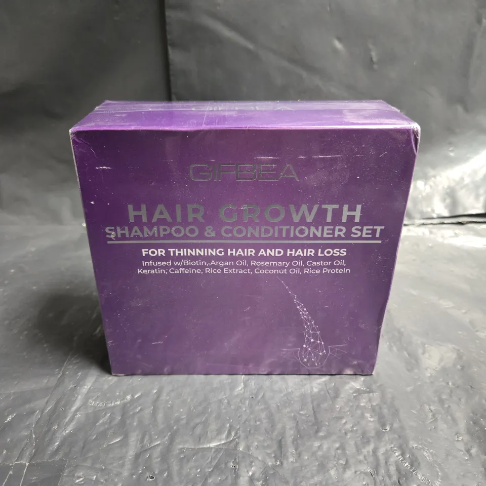 SEALED GIFBEA HAIR GROWTH SHAMPOO & CONDITIONER SET