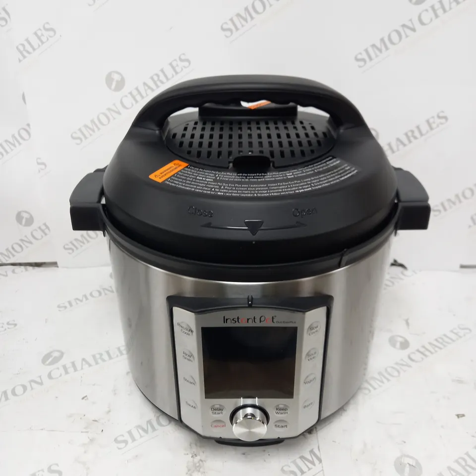 BOXED INSTANT POT DEO EVO PLUS 10-IN-1 PRESSURE COOKER 