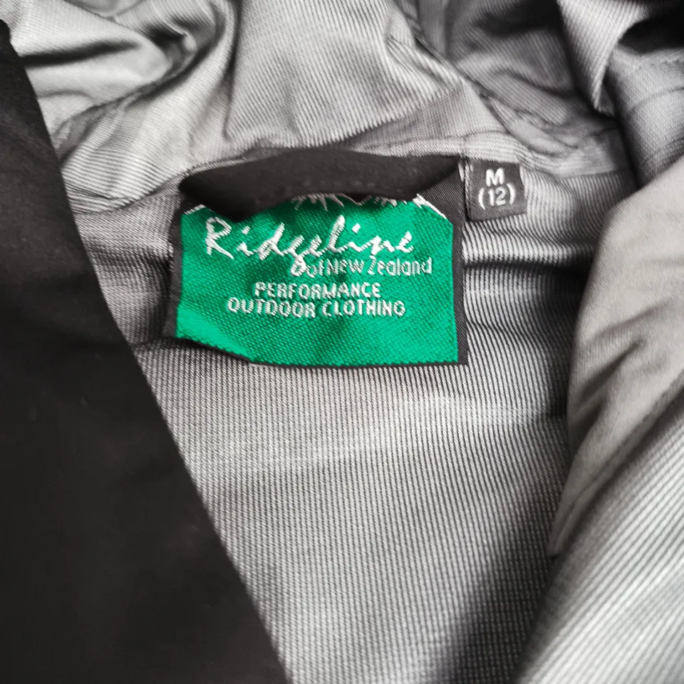 RIDGELINE LADIES KIWI 3 LAYER JACKET IN BLACK - MEDIUM (12)