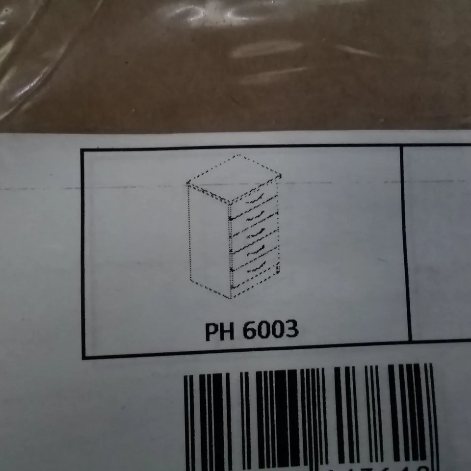 BOXED NEVADA 5 DRAWER NARROW CHEST 1018×448×128CM