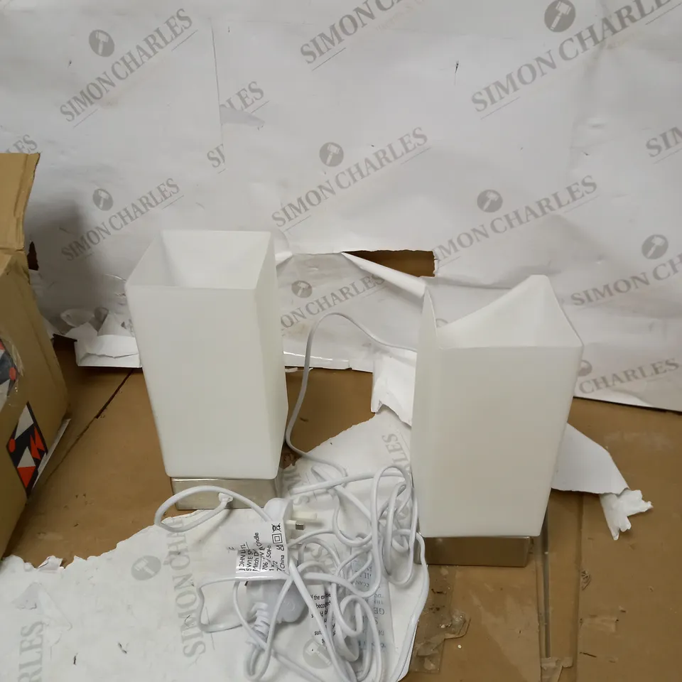 JOHN LEWIS MITCH TOUCH LAMP SET OF 2