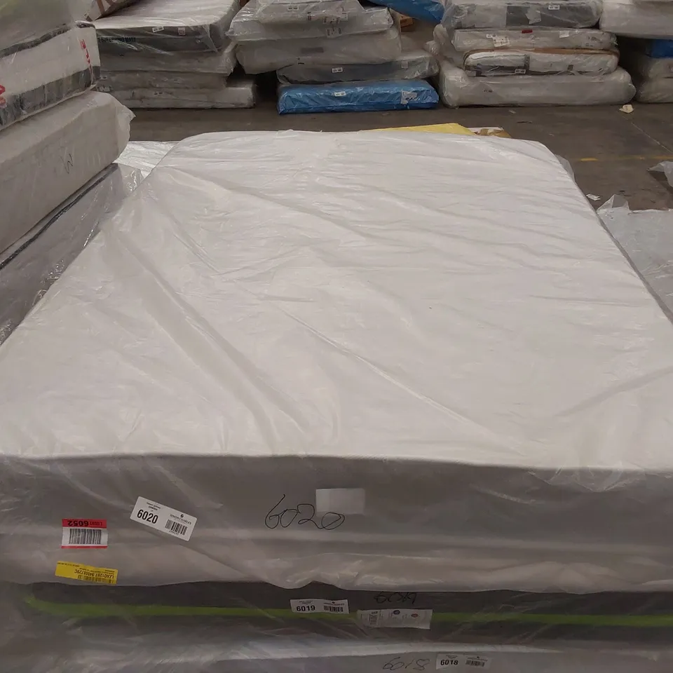 QUALITY BAGGED HYBRID MEMORY NATURAL OPEN COIL 4'6" DOUBLE MATTRESS 