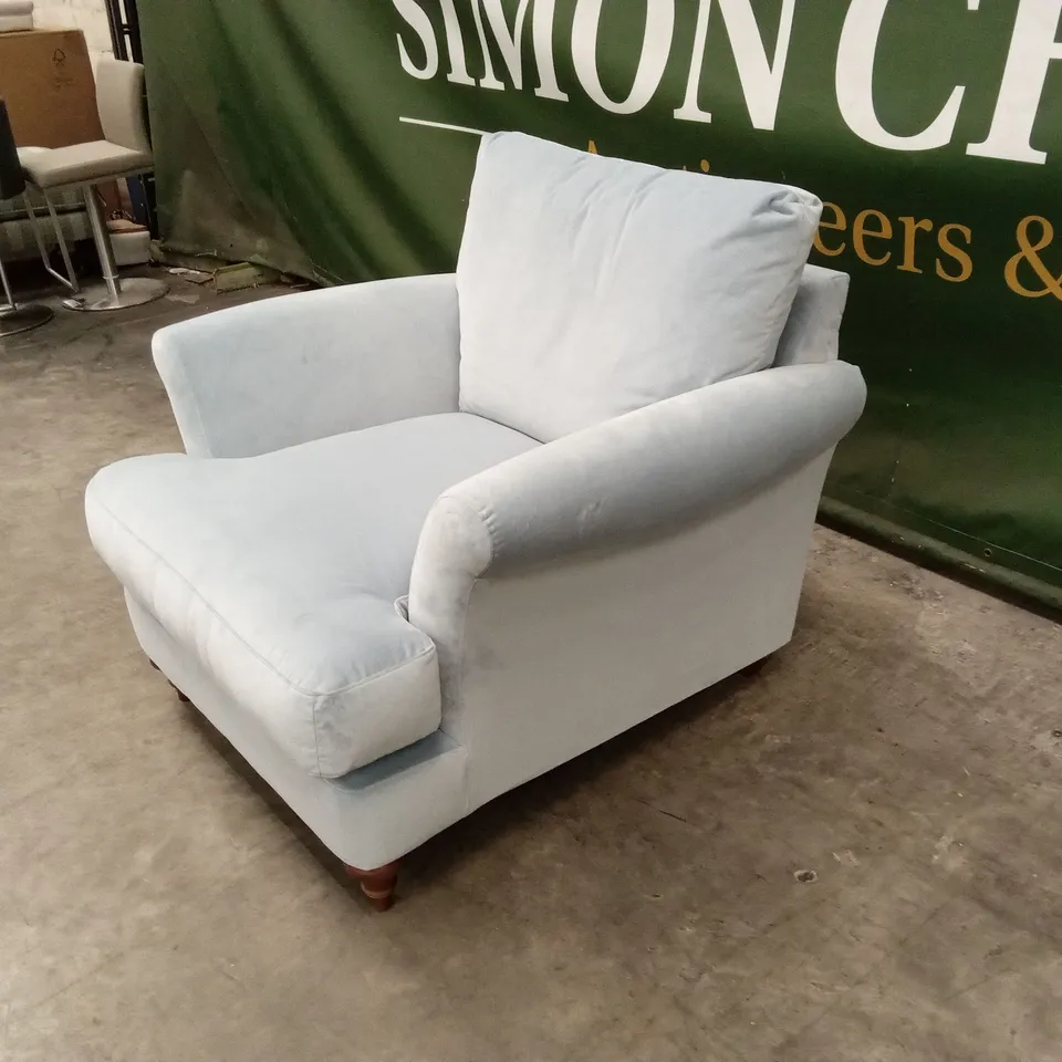 DESIGNER LIGHT BLUE CHAIR