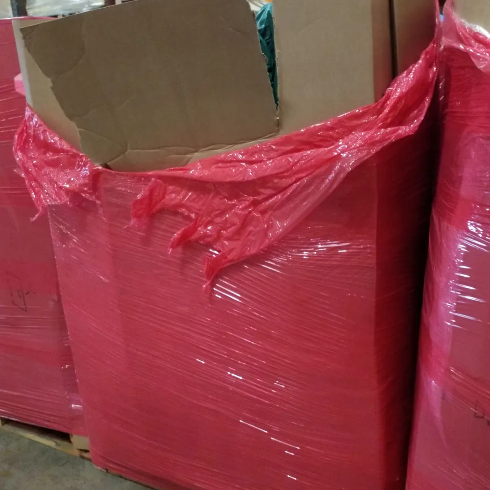 PALLET CONTAINING ASSORTED PRODUCTS INCLUDING 7.5L AIR FRYER, BOOSTER SEAT, BABY SWING & 10" SQUARE PLATES