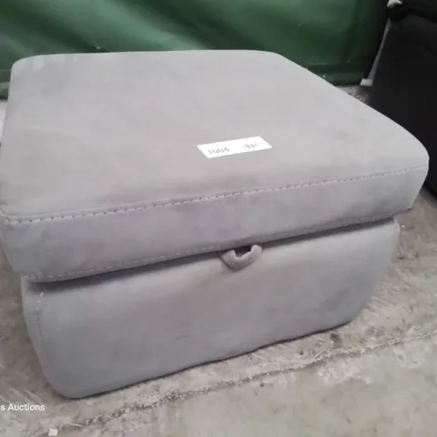DESIGNER NEPTUNE STORAGE FOOTSTOOL CARESS CLOUD FABRIC