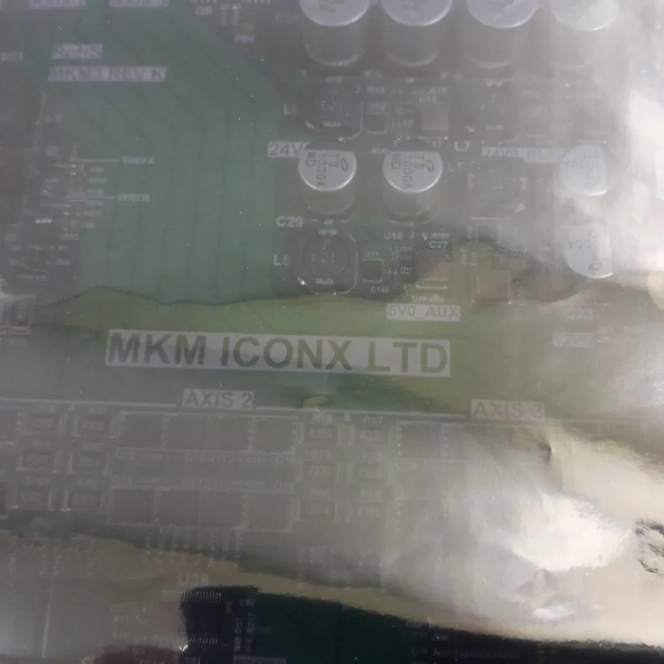 LOT OF 5 ASSORTED TECH ITEMS TO INCLUDE DELL H360EGM, LCTA97C2 CLASPS AND MKM ICONX MKM3 REV K BOARDS