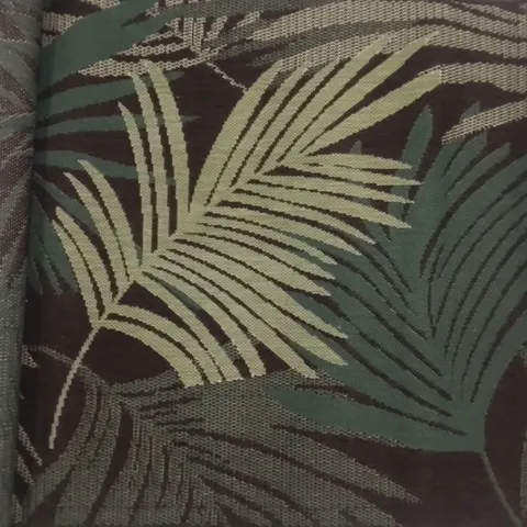 PACO HOME OSTENDE RUG IN BLACK/GREEN (100X200CM)