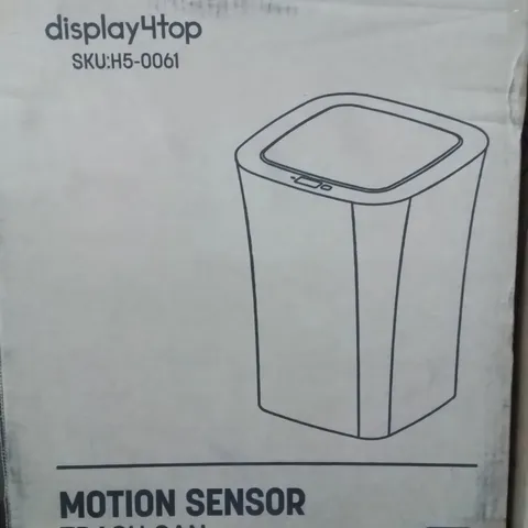 BOXED MOTION SENSOR WASTE BIN/TRASH CAN