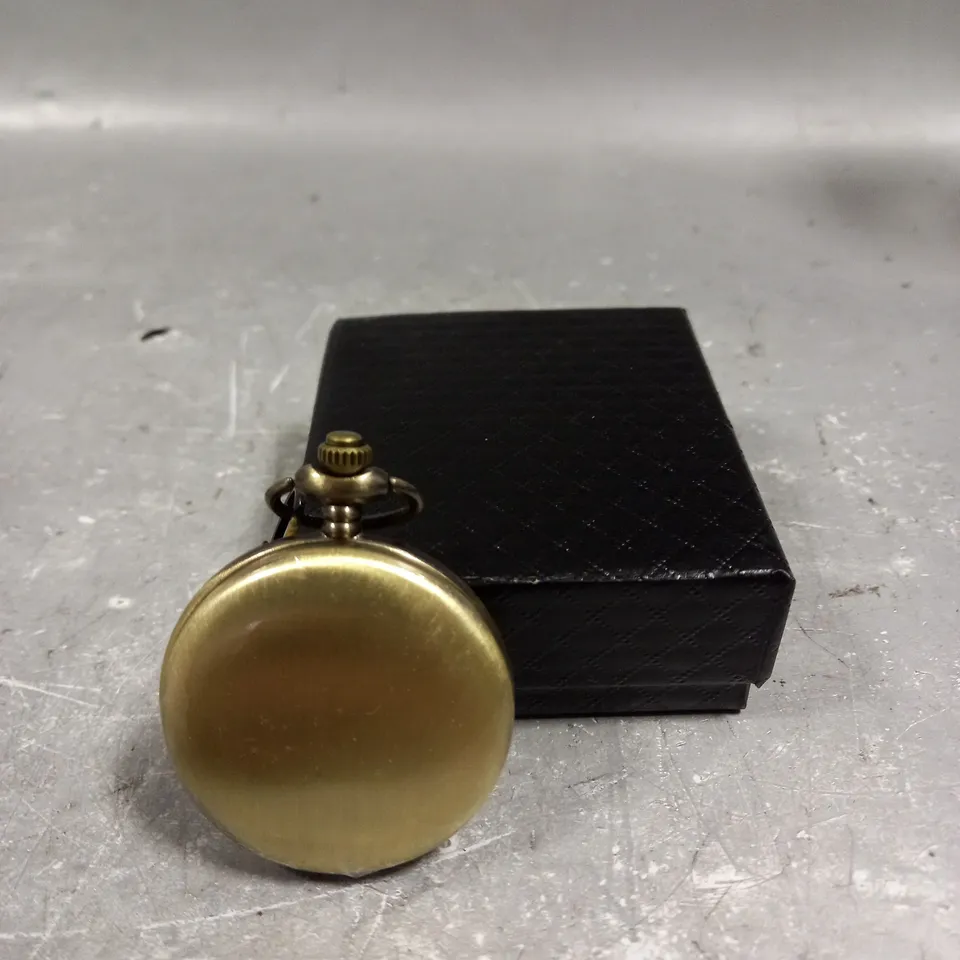 MENS EDISON POCKET WATCH WITH CHAIN