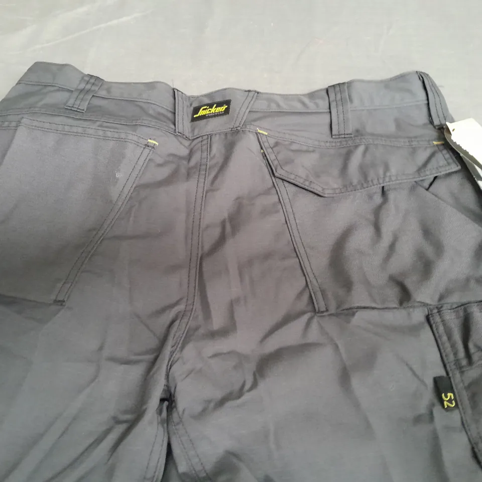 SNICKERS RIP-STOP WORKTROUSERS IN GREY - SIZE 052