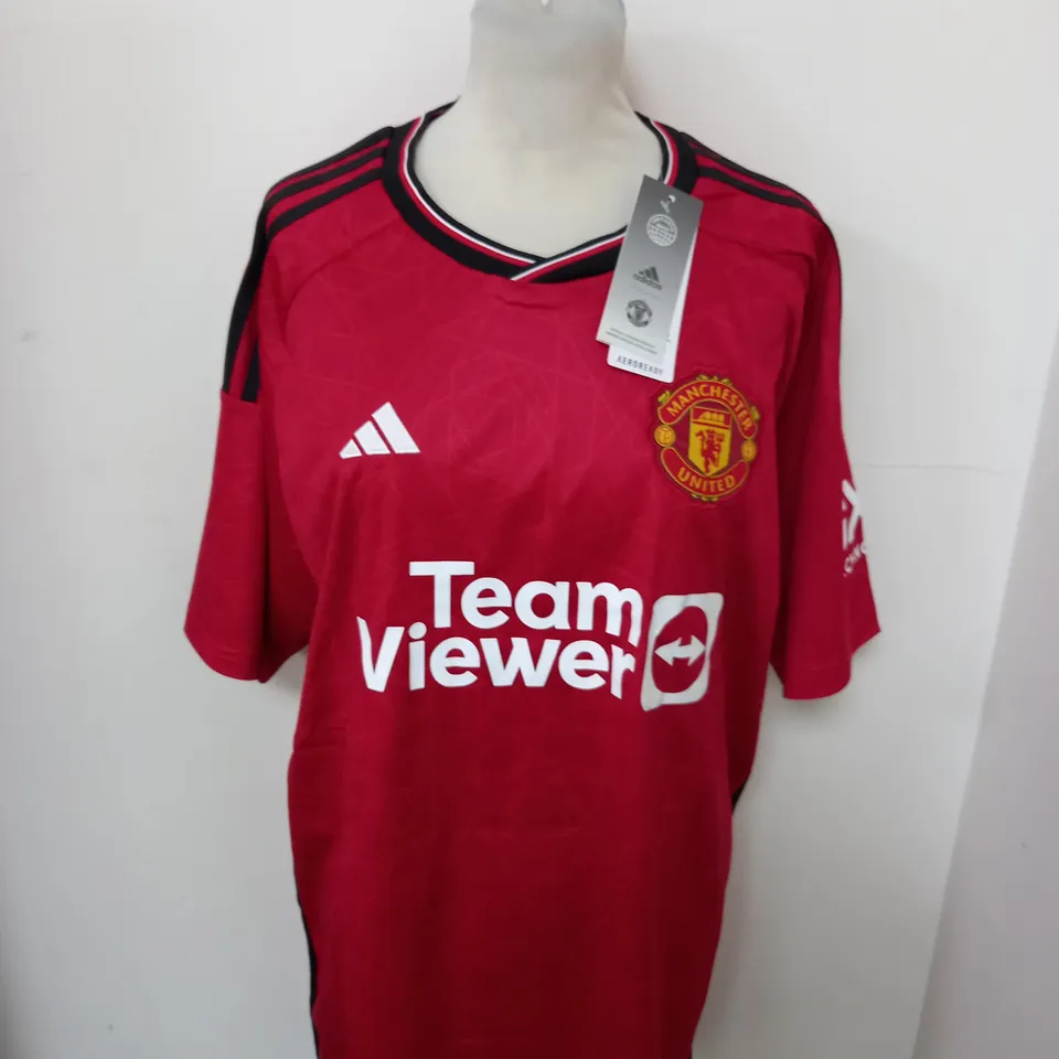 MANCHESTER UNITED FC HOME SHIRT SIZE 2XL