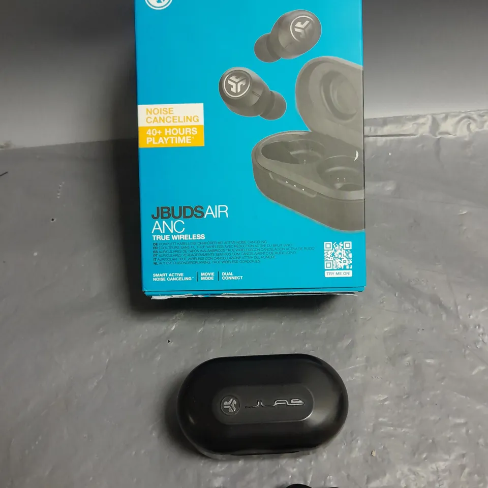 BOXED JLAB JBUDSAIR ANC TRUE WIRELESS EARBUDS IN BLACK 