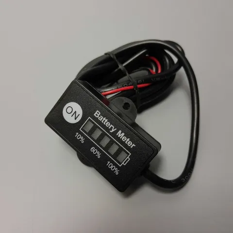 APPROXIMATELY 5 JAYRON MINI LED BATTERY INDICATOR DC 12/24V BATTERY FUEL GAUGES