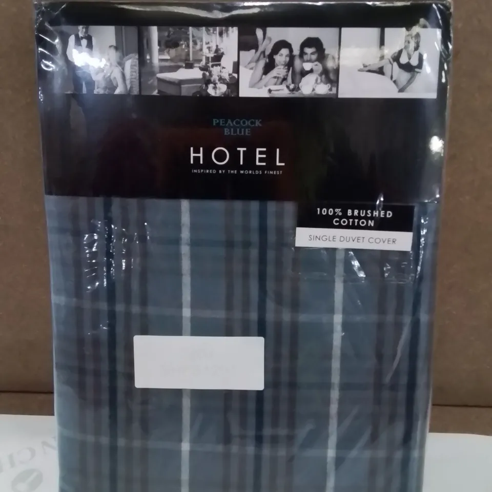 BRAND NEW HOTEL INSPIRED 100% BRUSHED COTTON SINGLE DUVET COVER 