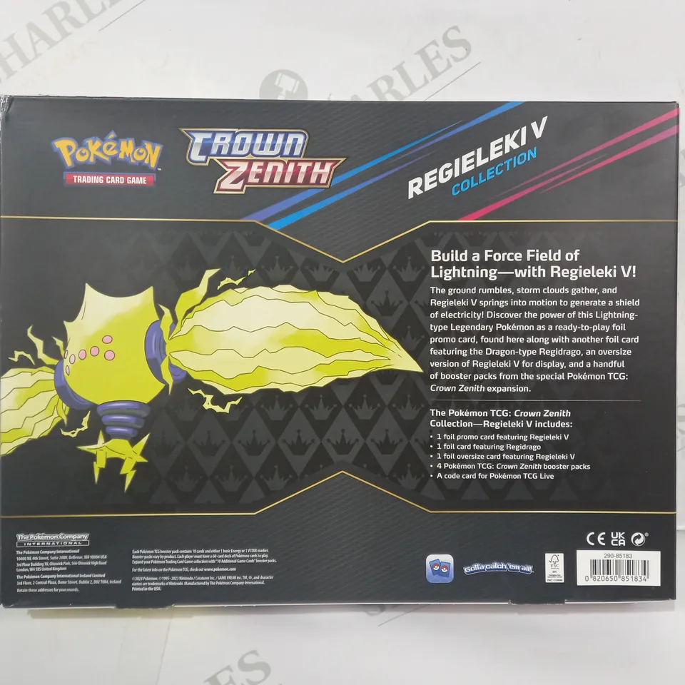 POKÉMON TRADING CARD GAME CROWN ZENITH REGIELEKI V COLLECTION