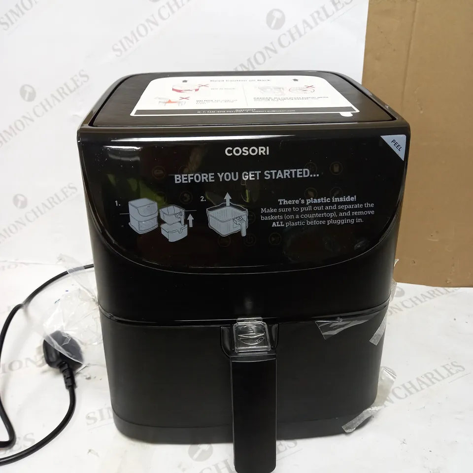 COSORI AIR FRYER XXL, OIL-FREE AIR FRYER, LED ONE-TOUCH SCREEN, TIMER & TEMPERATURE CONTROL, 1700W