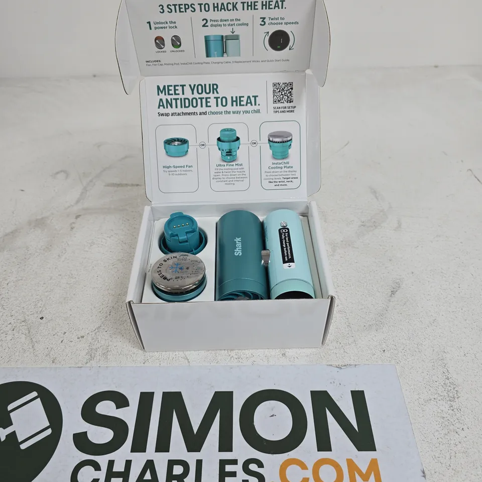 SHARK CHILL PILL 3-IN-1 FAN, MIST AND INSTACHILL COOLING
