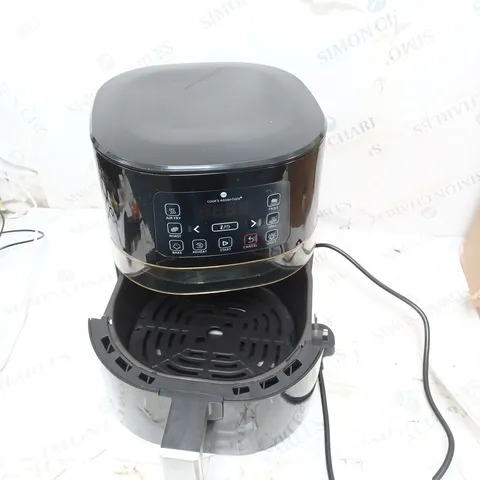 BOXED COOK'S ESSENTIALS 4L AIR FRYER IN BLACK