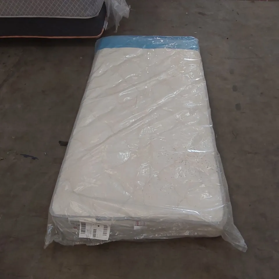 QUALITY BAGGED SINGLE 90cm AIRSPRUNG LUXURY QUILTED MEDIUM MATTRESS