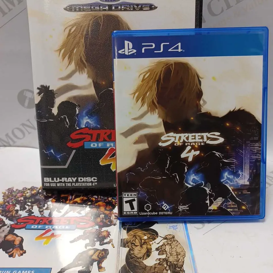 PLAYSTATION 4 STREETS OF RAGE 4