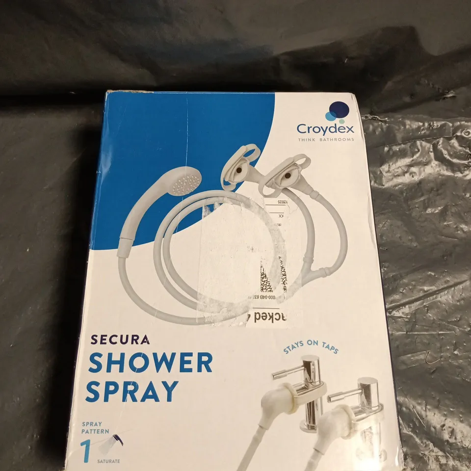 CROYDEX SECURA SHOWER SPRAY – BOXED