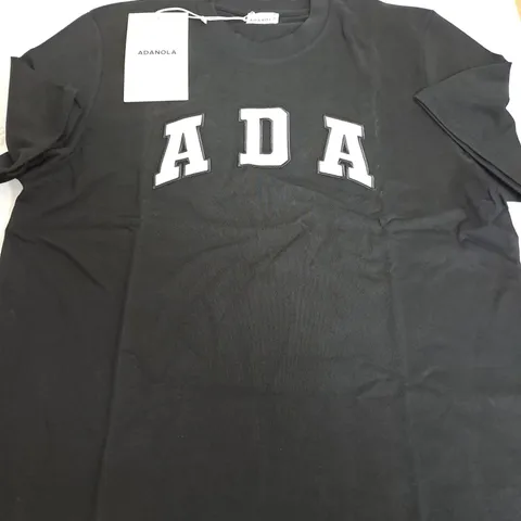 ADANOLA OVERSIZED SHORT SLEEVE T-SHIRT - BLACK