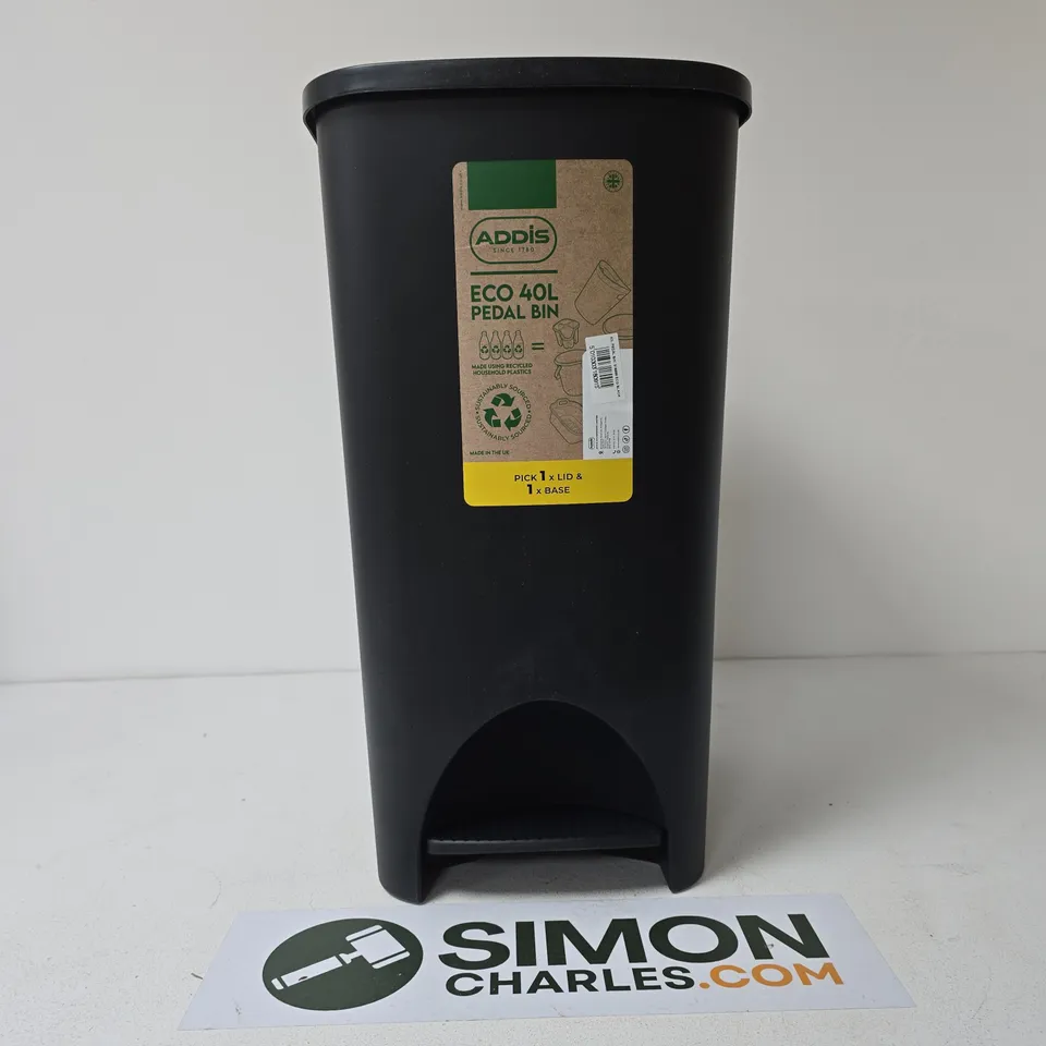 100% RECYCLED PLASTIC FAMILY PEDAL BIN