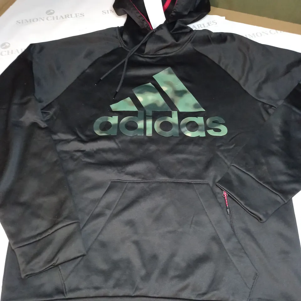 ADIDAS LOGO HOODIE SIZE M
