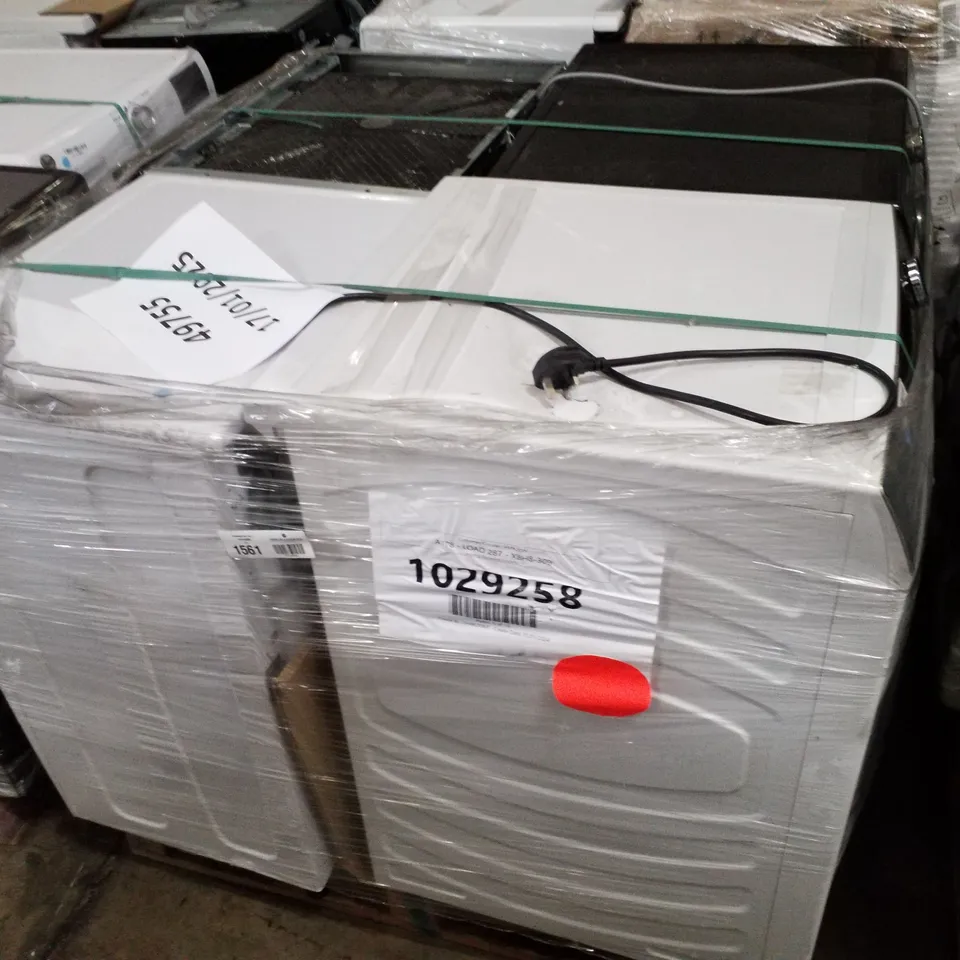 PALLET OF APPROXIMATELY 4 UNPROCESSED RAW RETURN WHITE GOODS TO INCLUDE