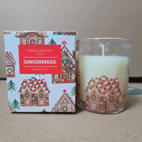 BOX OF APPROX 48 GISELA GRAHAM LONDON GINGERBREAD SCENTED CANDLES