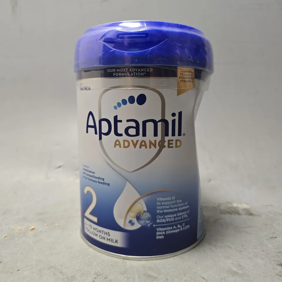 SEALED APTAMIL ADVANCED 2 FOLLOW ON BABY MILK POWDER FORMULA, 6-12 MONTHS 800G