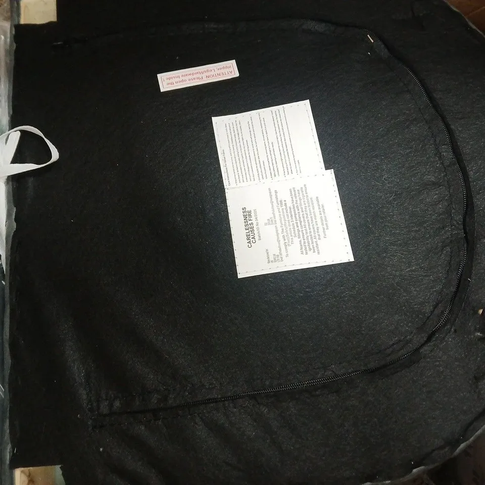 BOXED WARWICK PAIR OF VELVET DINING CHAIRS - CHARCOAL/BLACK