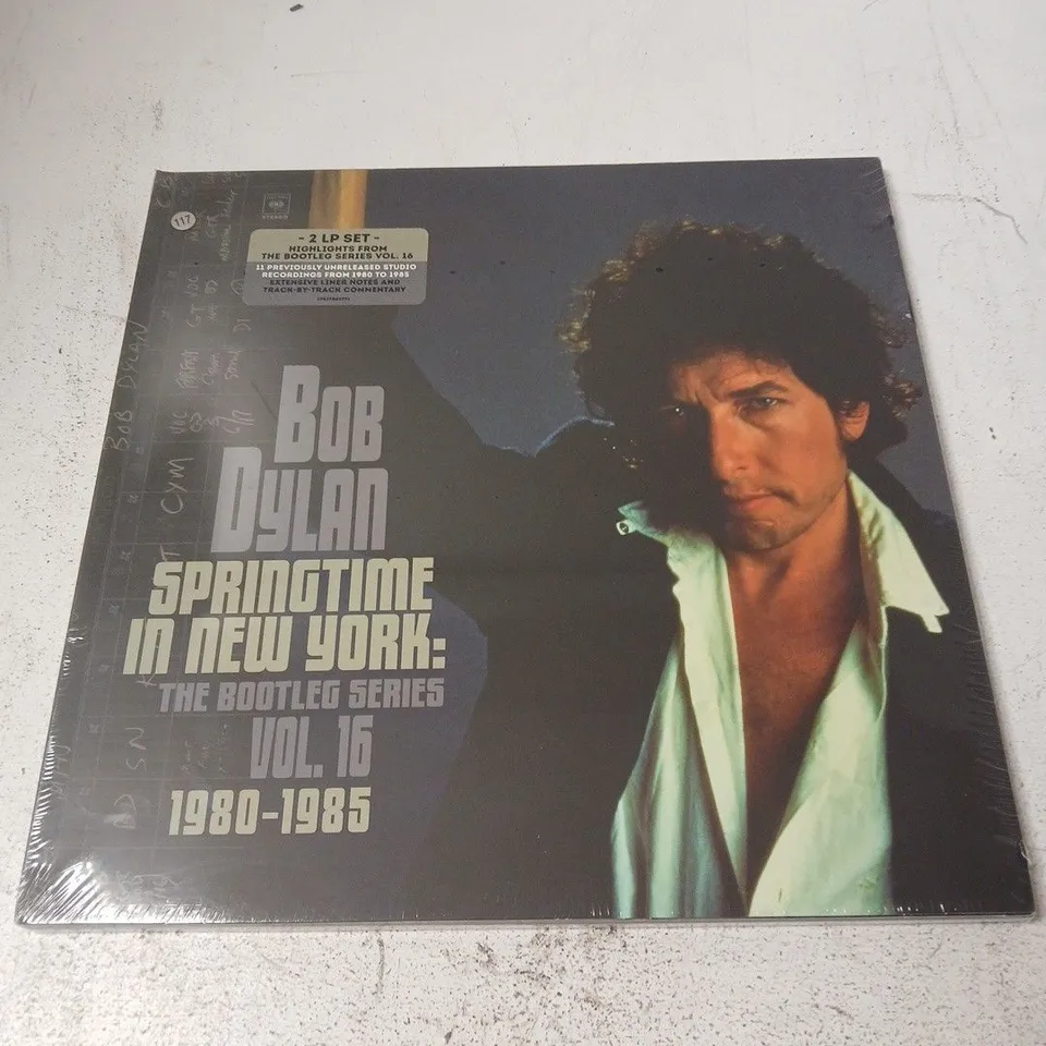 SEALED BOB DYLAN SPRINGTIME IN NEW YORK: THE BOOTLEG SERIES VOL. 16 (1980-1985) – 2LP BOX SET