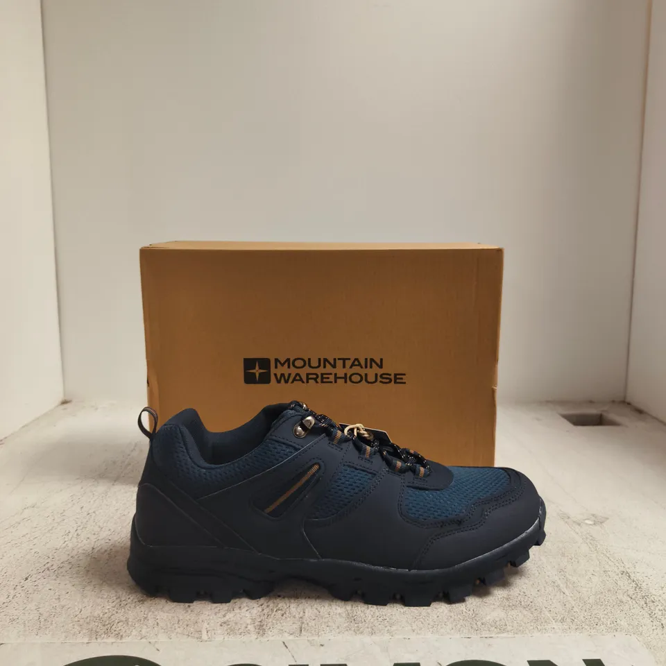 MOUNTAIN WAREHOUSE MCLEOD WIDE FIT OUTDOOR WALKING SHOES – NAVY UK 11