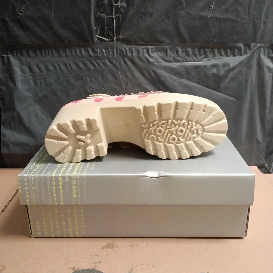 KOI MELANIE SWEETHEART MARY JANE SHOES PINK SIZE 5