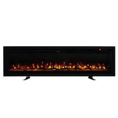 BOXED LIVING AND HOME 12 FLAME COLOUR MOUNTED INSET OR FREESTANDING ELECTRIC FIREPLACE WITH REMOTE 50 INCH