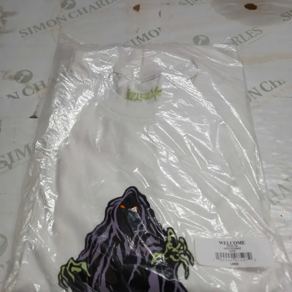 BAGGED WELCOME GHOULS T-SHIRT SIZE L