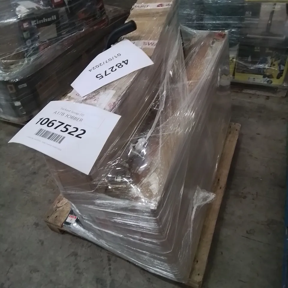 PALLET OF APPROXIMATELY 4 RAW UNTESTED HOUSEHOLD ELECTRICAL TO INCLUDE: