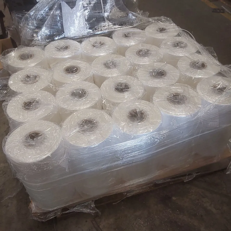 PALLET CONTAINING APPROXIMATELY 20x ROLLS OF NATURAL SW SHRINK COEX MICROPER WRAP - APPROXIMATELY 2,400 LINEAR METRES PER ROLL