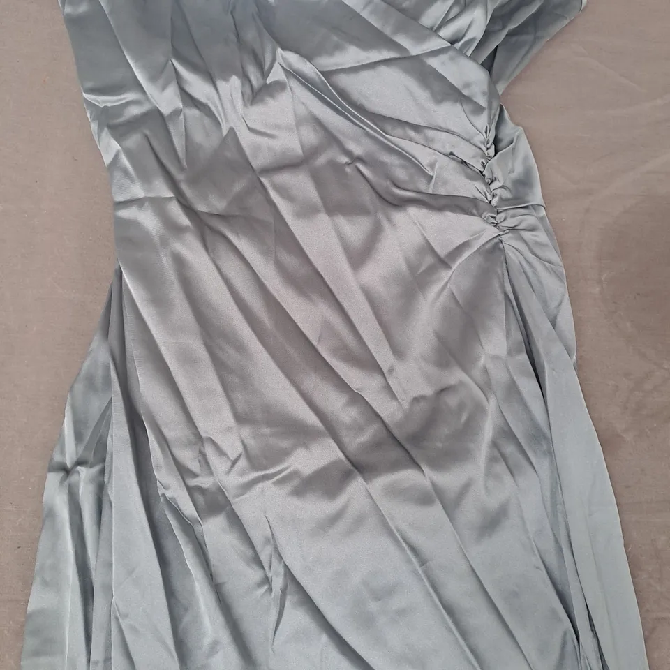CIDER DRESS IN BLUE GREY SIZE MEDIUM