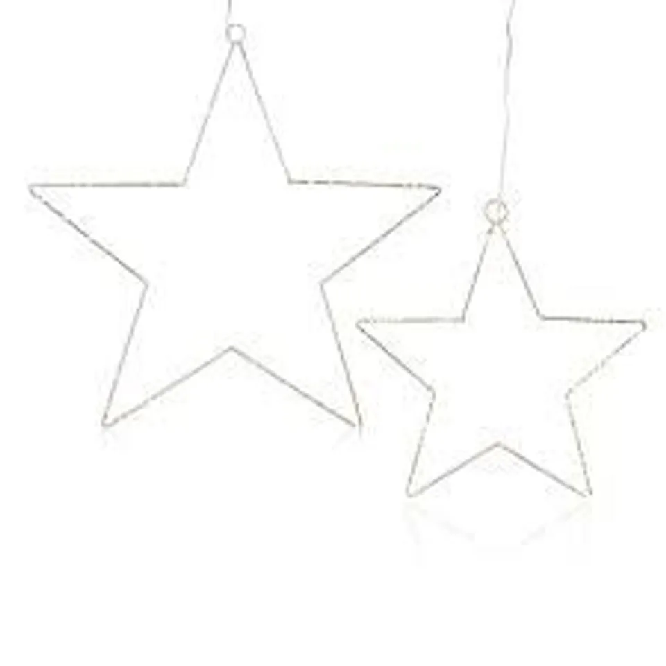HOME REFLECTIONS SET OF 2 MICRODOT LIGHT HANGING DECORATION