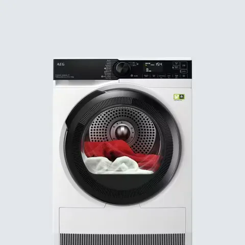 AEG TR948V4BC FREESTANDING TUMBLE DRYER, 8KG LOAD, WHITE